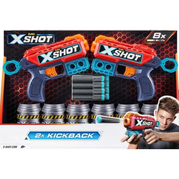 Игровой набор Zuru X-Shot 36202(2 бластера) Игровой набор Zuru X-Shot 36202(2 бластера)