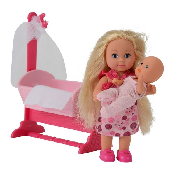 

Игры, игрушки SIMBA, Куколка Simba Эви с кроваткой, 10 5736242