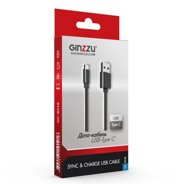 

Кабели для сотовых телефонов Ginzzu, Кабель Ginzzu GC-801B