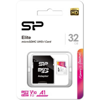 Карта памяти Silicon-Power Elite microSDHC SP032GBSTHBV1V20SP 32GB (с адаптером) Карта памяти Silicon-Power Elite microSDHC SP032GBSTHBV1V20SP 32GB (с адаптером)