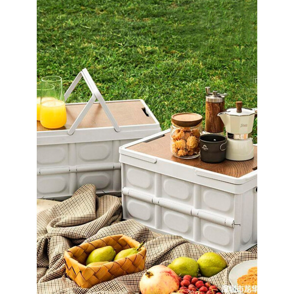 Органайзер складной со столиком и ручками Happy Home HH-002 (зеленый) 50л. Органайзер складной со столиком и ручками Happy Home HH-002 (зеленый) 50л.