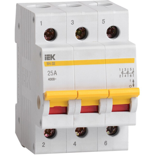 Выключатель нагрузки IEK ВН-32 3Р 25А MNV10-3-025