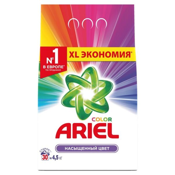 

Средства для стирки ARIEL, Стиральный порошок Ariel Automat Color 4.5 кг