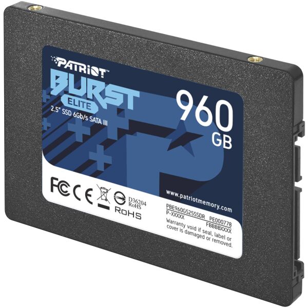 SSD Patriot Burst Elite 960GB PBE960GS25SSDR SSD Patriot Burst Elite 960GB PBE960GS25SSDR