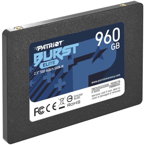 SSD Patriot Burst Elite 960GB PBE960GS25SSDR SSD Patriot Burst Elite 960GB PBE960GS25SSDR