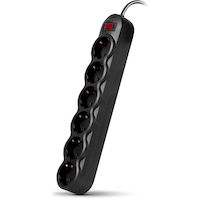 Сетевой фильтр SVEN SF-06L Black 5м Сетевой фильтр SVEN SF-06L Black 5м