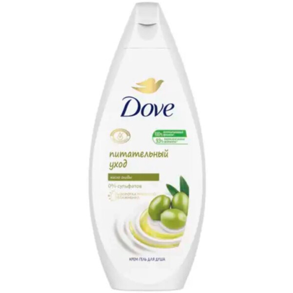 Крем-гель для душа DOVE С маслом оливы ДАЛИ 250мл
