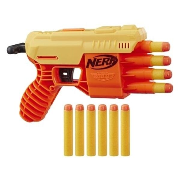 

Игры, игрушки HASBRO, Бластер Hasbro Нерф Альфа Страйк Фанг QS-4 (E6973)