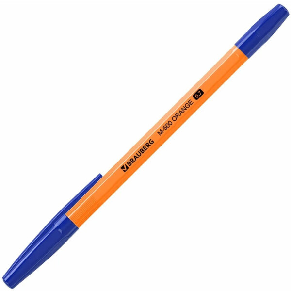 Ручки шариковые Brauberg M-500 Orange, узел 0,7мм, линия 0,35мм, набор 4 шт (143950) синие Ручки шариковые Brauberg M-500 Orange, узел 0,7мм, линия 0,35мм, набор 4 шт (143950) синие