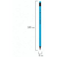 Набор карандашей чернографитных Brauberg ULTRA COLOR HB, с ластиком, пластиковые (181709) 4 шт Набор карандашей чернографитных Brauberg ULTRA COLOR HB, с ластиком, пластиковые (181709) 4 шт