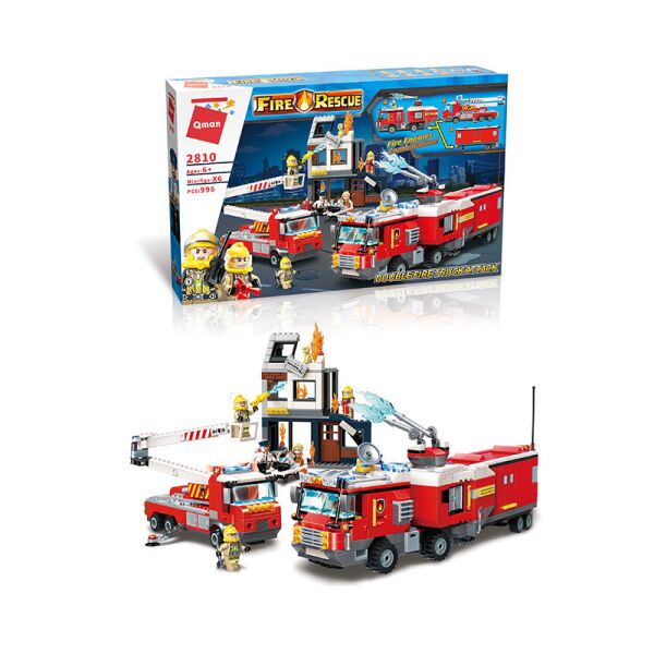 

Игры, игрушки QMAN, Конструктор QMAN Fire Rescue 2810 Пожаный участок