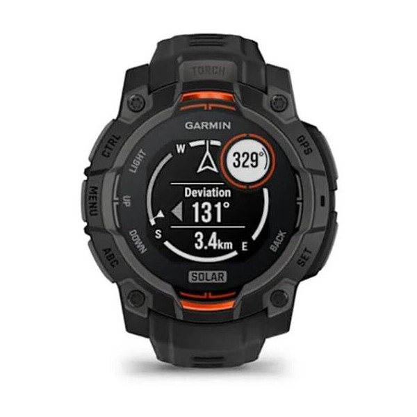 Умные часы Garmin Instinct 3 Solar 45 мм (черный) Умные часы Garmin Instinct 3 Solar 45 мм (черный)