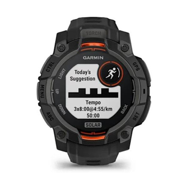 Умные часы Garmin Instinct 3 Solar 45 мм (черный) Умные часы Garmin Instinct 3 Solar 45 мм (черный)